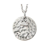 Dog Lover Silver Tone Pendant Necklace