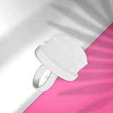 STALEKS - Finger ring manicure brush for dust removal EXPERT 03 mini (10 pcs)- DBE-03-10
