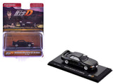 Nissan Skyline GTR (BNR32) RHD (Right Hand Drive) Black Initial D Manga 1/64 Diecast Model Car by Kyosho