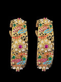 B811 Avisha Jadau bangles in Navratan ( READY TO SHIP )