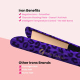 Titanium Hair Straightener Pro-Series 1″ Leopard