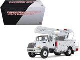 International DuraStar Utility Bucket Truck Altec White 1/34 Diecast Model by First Gear