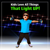 7 Color Strobe LED Light Up Shoe Laces Flashing Glow in the Dark White Tie Shoelaces for Sneakers, Skates, 45 inch