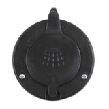 Scandvik Cap & Container For Recessed Shower - Black