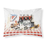 Caroline'S Treasures 1004Pillowcase Bar'S Oysters Moisture Wicking Fabric Standard Pillowcase, Large, Multicolor
