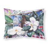 Caroline'S Treasures 1009Pillowcase Bar'S And Magnolia Moisture Wicking Fabric Standard Pillowcase, Large, Multicolor