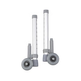 Drive Medical Rear Glide Walker Brakes with 3 Wheel Option, Gray