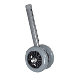 Drive Medical Heavy Duty Bariatric Walker Wheels, Silver Vein, 5