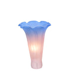 3W X 5H Pink/Blue Lily Shade