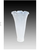 3W X 5H White Pond Lily Shade