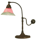 19H Counter Balance Pink And Green Accent Lamp