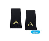Army E4 Corporal Shoulder Marks - Small (Female)