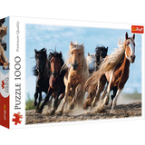 Trefl 1000 Piece Jigsaw Puzzle, Galloping Horses