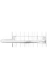 SSWBasics U-Shaped White Hangrail for Wire Grid - 10 1/2D x 21 1/2W