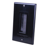 Decor Brush Bulk Cable Wall Plate Single Black