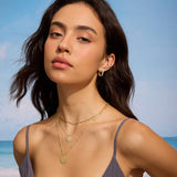 Gold Filled Hammered Coin Necklace