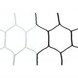 Hexagonal Soccer Net - 8'H X 24'W X 3'D X 8.5'B