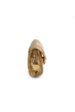Rita Small in Metallic Gold