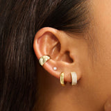 4 Row Pave Hoops