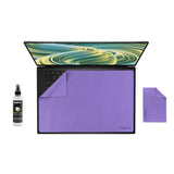 15.6" Laptop Screen Protector Keyboard Cover Cleaner Kit UnderWare Pac