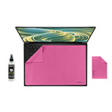 15.6" Laptop Screen Protector Keyboard Cover Cleaner Kit UnderWare Pac