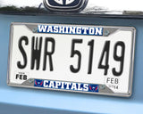 Nhl - Washington Capitals License Plate Frame 6.25X12.25