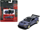 2025 Ford Mustang GTD Purple Metallic with Black Top Speed Icons Series 1/64 Diecast Model Car by Maisto