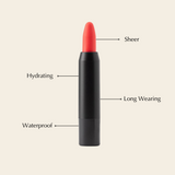 Lip Crayon & Liner for Thin Lips – Defines and Prevents Feathering, Gluten-Free & Nut-Free