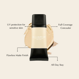 Foundation & Concealer Duo for Mature Skin – Mineral SPF, Won't Settle Into Lines