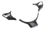OLM LE Dry Carbon Fiber Steering Wheel Covers - 2017-2024 Subaru BRZ / Toyota GR86