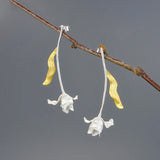 Shiny Flower Earrings