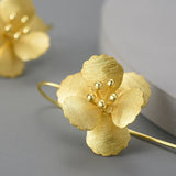Pansies Earrings