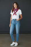 Armenian Alphabet #4 Silk Square Scarf