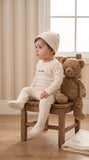 Muslin patch footie - cotton