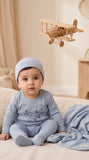 Printed footie - cotton
