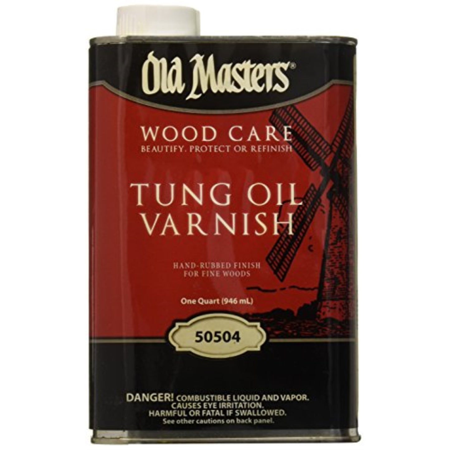 1791987 Tung Oil Varnish 1 Qt Old Masters Wood Care Clear Tung Oil Varnish 1 Qt (Pack Of 6)