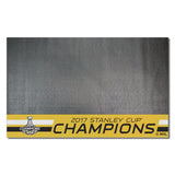 Pittsburgh Penguins 2017 Nhl Stanley Cup Champions Vinyl Grill Mat - 26In. X 42In.