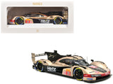 Porsche 963 #38 Jenson Button Phil Hanson Oliver Rasmussen Hertz Team Jota Lone Star Le Mans (2024) 1/18 Diecast Model C
