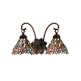 17W Wisteria 2 Lt Wall Sconce