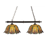 39L Duffner & Kimberly Shell & Diamond 2 Lt Island Pendant
