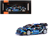 Ford Puma Rally1 #13 Gregoire Munster Louis Louka Central European Rally (2023) 1/18 Diecast Model Car by IXO Models