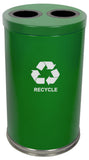 18Rtgn-2H-Vv Ergode Emoti-Can: Versatile Dual Opening Container For Efficient Recycling & Waste Disposal, Lift-Off Lid, Stainles
