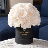 Essence Black Superdome Box | White Roses