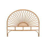 Baxton Studio Perenna Modern Bohemian Natural Rattan King Size Standalone Headboard