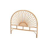 Baxton Studio Perenna Modern Bohemian Natural Rattan King Size Standalone Headboard