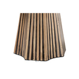 Baxton Studio Devika Modern Bohemian Two-Tone Natural And Dark Brown Bamboo End Table