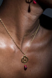 Pomegranate Gold Plated Necklace