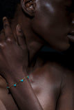 Heartfelt Charm: Chain of Hearts Bracelet