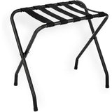 Foldable Luggage Rack, X-Shaped Suitcase Stand, Guest Room, Black Finish