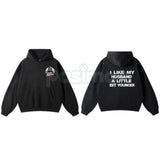 "I Like My Husband A Little Bit Younger" Hoodie – Funny Slogan Pullover, Humorous Age Gap Marriage Apparel, Unisex